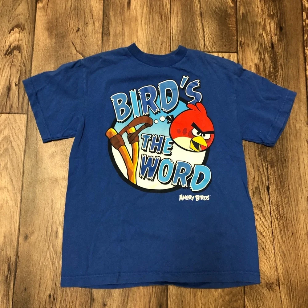 Boys Graphic Tee Shirt Lot Size Small | Adidas Angry Birds Epic Threads Bundle